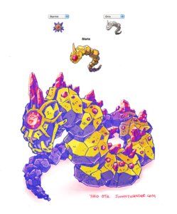 Rating: Safe Score: 0 Tags: aidosaur alternate_species ambiguous_gender e621 elemental_creature fakemon fusion gem gem_creature generation_1_pokemon hybrid mineral_fauna nintendo onix pokemon pokemon_(species) pokemon_fusion reptile scalie snake solo starmie what_has_science_done User: bunchy7s