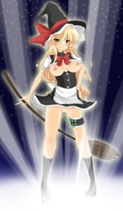 Rating: Explicit Score: 0 Tags: boots braid breastless_clothes breasts broom female garters hat highres human large_breasts leg_garter long_hair marisa_kirisame nipples no_panties noi-2y revealing_clothes rule34 smile touhou vibrator vibrator_in_thighhighs witch_hat yellow_eyes User: bunchy7s