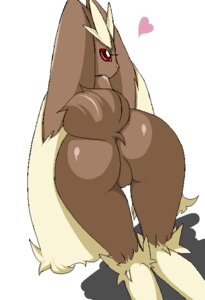 Rating: Questionable Score: 0 Tags: anthro anthrofied bent_over big_ears butt e621 featureless_crotch female generation_4_pokemon lagomorph looking_at_viewer lopunny mammal mooning nintendo pokemon pokemon_(species) pokemorph presenting red_eyes solo unknown_artist User: bunchy7s