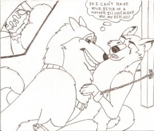 Rating: Explicit Score: 0 Tags: anal balls balto balto_(film) balto_(series) bondage canine duo feral furry male male_only mammal monochrome penis rape rule34 sketch steele_(balto) tear wolf yaoi User: bunchy7s