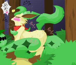 Rating: Explicit Score: 0 Tags: akabane_jin blush cacturne detailed_background duo e621 eeveelution elemental_creature female feral flora_fauna forest generation_3_pokemon generation_4_pokemon goo-connected_lips heart_symbol humanoid interspecies japanese_text leafeon male male/female nintendo outside plant pokemon pokemon_(species) scarf side_view text tree User: bunchy7s