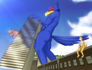 Rating: Explicit Score: 0 Tags: 2d_animation animated animated_gif anthro avian balls beak big_penis bird blue_body blue_feathers building building_penetrated building_sex canid canine destruction duo e621 erection falco_lombardi feathers fox fox_mccloud genitals huge_penis humanoid_genitalia humanoid_penis hyper hyper_genitalia hyper_penis kp-yoshi looking_at_viewer looking_down looking_down_at_viewer macro male mammal masturbation micro motion_tweening nintendo non-mammal_balls penile penile_masturbation penis short_playtime star_fox washa User: bunchy7s