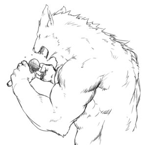 Rating: Safe Score: 0 Tags: anthro biceps biped canid canine canis captainjohkid clothed clothing e621 line_art male mammal monochrome muscular muscular_anthro muscular_male mythological_canine mythological_creature mythology pose simple_background singing sketch solo standing topless werecanid werecanine werecreature werewolf wolf User: bunchy7s