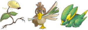 Rating: Safe Score: 0 Tags: ambiguous_gender avian bellsprout bird e621 electrike farfetch'd feral generation_1_pokemon generation_3_pokemon group nintendo pokemon pokemon_(species) simple_background spring_bane white_background User: bunchy7s