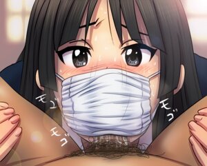 Rating: Explicit Score: 0 Tags: bandage black_hair blue_eyes blush cum facejob fellatio fellatio_under_mask female human human_only k-on! long_hair looking_at_viewer male male_pubic_hair mask mio_akiyama_(k-on!) oral penis penis_on_face pii pii_(taromura) pov pubic_hair rubbing rule34 sniffing straight surgical_mask sweat uncensored User: bunchy7s