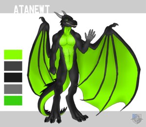 Rating: Safe Score: 0 Tags: abs anthro atanewt biceps biped black_body black_skin claws digital_media_(artwork) dragon e621 fangs featureless_crotch front_view full-length_portrait gesture green_body green_eyes green_skin horn looking_at_viewer male membrane_(anatomy) membranous_wings model_sheet muscular muscular_anthro muscular_male mythological_creature mythological_scalie mythology nude pecs portrait pose scales scalie solo standing tail teeth toe_claws vallhound waving wings User: bunchy7s