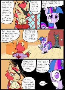 Rating: Safe Score: 0 Tags: 2014 arthropod bandage buckshot_(metal) changeling_(mlp) clothed clothing comic cutie_mark dialogue digital_media_(artwork) door e621 english_text equid equine female feral friendship_is_magic fur group hair hasbro horn inside male mammal metal_(artist) multicolored_hair my_little_pony mythological_creature mythological_equine mythology purple_body purple_eyes purple_fur purple_hair ring text twilight_sparkle_(mlp) two_tone_hair unicorn window young young_feral User: bunchy7s