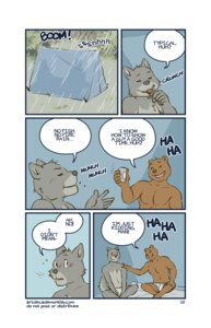 Rating: Questionable Score: 0 Tags: 9:14 alcohol anthro artdecade barefoot barry_torres bear beverage blue_seam_briefs blue_seam_underwear blue_waistband blush briefs briefs_only brown_bear brown_body brown_fur camping candy canid canine canis clothed clothing colored_seam_underwear comic dessert dialogue digital_media_(artwork) do_not_distribute doug_(artdecade) duo e621 english_text exclamation_point eyes_closed feet food fur grey_body grey_fur grizzly_bear hi_res humor lake laugh male mammal open_mouth outside question_mark raining red_waistband smile speech_bubble tail tent text tighty_whities topless underwear underwear_only url ursine white_briefs white_clothing white_underwear wolf User: bunchy7s