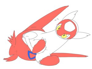 Rating: Questionable Score: 0 Tags: 4:3 big_breasts blush bodily_fluids breasts busty_feral che_ri_ni e621 female feral generation_3_pokemon hand_on_breast japanese_text latias legendary_pokemon nintendo pokemon pokemon_(species) simple_background solo sweat text white_background yellow_eyes User: bunchy7s