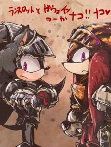 Rating: Safe Score: 0 Tags: anthro armor big_eyes big_head black_body black_fur duo e621 echidna eulipotyphlan fur headgear hedgehog helmet japanese_text knight knuckles_the_echidna male mammal monotreme partially_translated sega shadow_the_hedgehog sir_gawain_(sonic_and_the_black_knight) sir_lancelot_(sonic_and_the_black_knight) sonic_and_the_black_knight sonic_storybook_series sonic_the_hedgehog_(series) text toony translation_request urahyu warrior User: bunchy7s