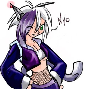 Rating: Safe Score: 0 Tags: 1:1 animal_humanoid cat_humanoid clothed clothing cybernetic_ear cybernetics domestic_cat e621 felid felid_humanoid feline feline_humanoid felis female green_eyes humanoid keishinkae low_res machine mammal mammal_humanoid one_eye_closed pose ranko_usa_(character) simple_background skimpy smile smirk solo standing tail white_background User: bunchy7s