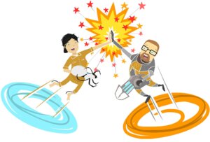 Rating: Safe Score: 0 Tags: black_hair blue_eyes brown_hair chell digital_media_(artwork) duo e621 feet female female_human gesture gordon_freeman grandfathered_content gravity_gun green_eyes hair half-life high_five human human_only humor light_body light_skin male mammal not_furry portal portal_(series) portal_gun science simple_background star tan_hair toes unknown_artist valve valve_corporation white_background zero-point_energy_field_manipulator User: bunchy7s Rating: Safe Score: 0 Tags: black_hair blue_eyes brown_hair chell digital_media_(artwork) duo e621 feet female female_human gesture gordon_freeman grandfathered_content gravity_gun green_eyes hair half-life high_five human human_only humor light_body light_skin male mammal not_furry portal portal_(series) portal_gun science simple_background star tan_hair toes unknown_artist valve valve_corporation white_background zero-point_energy_field_manipulator User: bunchy7s