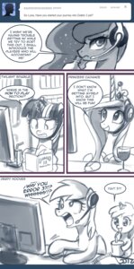 Rating: Safe Score: 0 Tags: ask_blog blizzard_entertainment bottle comic computer container crown cup derpy_hooves_(mlp) diablo_3 dialogue diamond_(gem) dinky_hooves_(mlp) drinking_glass e621 electronics english_text equid equine error_37 exclamation_point eyelashes feathered_wings feathers female feral flowing_hair friendship_is_magic gem glass glass_container glass_cup hair hasbro headgear headphones headset hi_res horn interrobang john_joseco magic mammal monochrome mouse murid murine my_little_pony mythological_creature mythological_equine mythology pegasus princess_cadance_(mlp) princess_luna_(mlp) question_mark rodent royalty text tumblr twilight_sparkle_(mlp) unicorn user_avatar water_bottle wine_glass winged_unicorn wings young young_feral User: bunchy7s