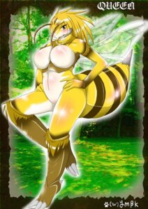 Rating: Questionable Score: 0 Tags: antennae_(anatomy) anthro arthropod arthropod_abdomen bee big_breasts biped blush breasts claws e621 female hands_on_hips hymenopteran insect insect_wings looking_at_viewer nipples non-mammal_breasts non-mammal_nipples nude outside pose solo standing sting wings ymbk User: bunchy7s
