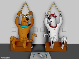 Rating: Questionable Score: 0 Tags: 4:3 anthro bdsm blue_collar bodily_fluids bound canid canine canis clothing collar digital_media_(artwork) domestic_dog duo e621 feet feral foot_fetish great_dane hands_tied hanna-barbera hat headgear headwear hi_res hindpaw male mammal mastiff molosser nervous nervous_sweat paws poltickle red_collar scooby-doo scooby-doo_(series) sweat tail tickle_torture tickling User: bunchy7s