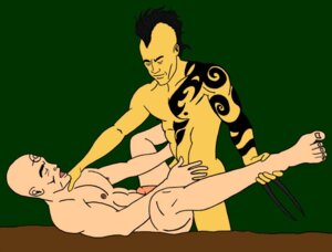 Rating: Explicit Score: 0 Tags: bullseye_(marvel) daken_akihiro dark_avengers male male_only marvel marvel_comics multiple_males nude rule34 straight_hair tranetrax yaoi User: bunchy7s