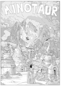 Rating: Safe Score: 0 Tags: ambiguous_gender black_and_white border building cape clothing cloud comic cover cover_art cover_page e621 furronika greyscale hi_res humanoid mammal monochrome mountain outside scenery sky solo standing white_border User: bunchy7s