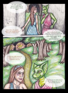 Rating: Safe Score: 0 Tags: alexi_tishen anthro clothed clothed_anthro clothed_female clothed_human clothing colored_pencil_(artwork) comic dialogue dragon duo e621 english_text female female/female green_body green_scales heather_kowalski herm_(lore) hi_res human jewelry mammal mythological_creature mythological_scalie mythology reptile scales scalie text the_tishen_transformation tiliquain traditional_media_(artwork) yellow_eyes zmeydros User: bunchy7s
