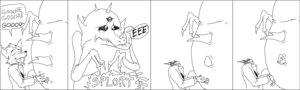 Rating: Questionable Score: 0 Tags: alien anthro bad_idea black_and_white canid canine comic crossover decapitation digital_drawing_(artwork) digital_media_(artwork) duo e621 fox fox_mccloud fredryk_phox humor kraid line_art male mammal metroid monochrome nintendo simple_background sound_effects star_fox text tickling white_background User: bunchy7s