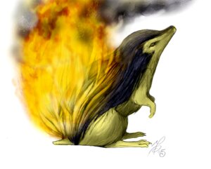 Rating: Safe Score: 0 Tags: 2005 ambiguous_gender brown_eyes cyndaquil e621 fire generation_2_pokemon morgan_o'brien nintendo pokemon pokemon_(species) realistic simple_background solo white_background User: bunchy7s