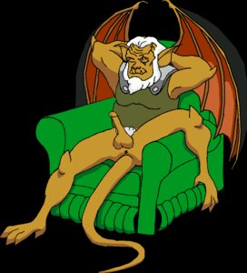 Rating: Explicit Score: 0 Tags: 1boy anus balls beard chair disney erection gargoyles hudson_(gargoyles) male male_only napping old_male penis rule34 solo testicles User: bunchy7s