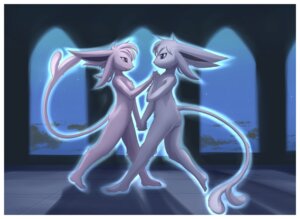 Rating: Safe Score: 0 Tags: 2014 anthro blue_eyes border canid canine cloud dancing duo e621 eeveelution espeon eye_contact fadingsky female fur generation_2_pokemon hair hand_holding long_ears long_hair looking_at_another male mammal night nintendo open_mouth pink_eyes pokemon pokemon_(species) pokemorph purple_eyes sky star white_body white_border white_fur User: bunchy7s