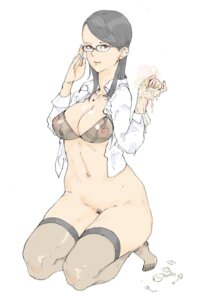 Rating: Explicit Score: 0 Tags: after_sex black_bra black_eyes black_hair black_legwear bottomless bra breasts cleavage cum cum_on_clothes cum_on_fingers cum_on_floor female glasses jewelry kneeling kyura9een lingerie navel necklace nipples no_panties open_clothes open_shirt original pubic_hair rule34 see-through shirt thighhighs underwear white_shirt User: bunchy7s