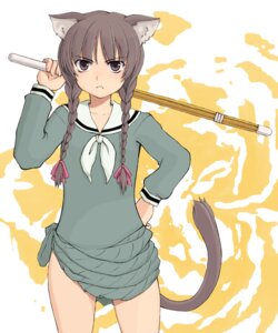 Rating: Questionable Score: 0 Tags: 5:6 angry animal_humanoid asian_clothing black_eyes black_hair bokken braided_hair brown_eyes brown_hair cat_humanoid cat_tail chaccu clothing dress e621 east_asian_clothing felid felid_humanoid feline feline_humanoid female frown hair humanoid japanese_clothing japanese_school_uniform long_hair long_sleeves mammal mammal_humanoid maria-sama_ga_miteru melee_weapon pigtails practice_sword school_uniform serafuku shimazu_yoshino shinai solo sword tail twin_braids uniform weapon wooden_sword User: bunchy7s