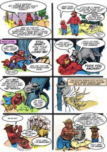 Rating: Questionable Score: 0 Tags: american_black_bear anthro bear black_bear clothing comic deer dialogue e621 english_text group hat headgear headwear humor male mammal procyonid profanity raccoon smokey_bear tail text text_on_clothing text_on_hat text_on_headgear text_on_headwear time_travel united_states_forest_service unknown_artist ursine User: bunchy7s Rating: Questionable Score: 0 Tags: american_black_bear anthro bear black_bear clothing comic deer dialogue e621 english_text group hat headgear headwear humor male mammal procyonid profanity raccoon smokey_bear tail text text_on_clothing text_on_hat text_on_headgear text_on_headwear time_travel united_states_forest_service unknown_artist ursine User: bunchy7s