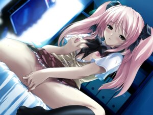 Rating: Explicit Score: 0 Tags: 1girls bed black_kneehighs black_legwear blush bow breast_grab breasts censored choukou_(alicesoft) choukou_sennin_haruka clothed_masturbation clothing cum dutch_angle erect_nipples female flat_chest footwear game_cg groping kneehighs long_hair masturbation nipples no_bra no_panties onigirikun open_clothes open_shirt pink_hair pubic_hair pussy pussy_juice pussy_juice_trail rule34 school_uniform self_fondle serafuku shihoudou_narika shirt sitting skirt skirt_lift socks solo spread_legs sweat thighhighs tied_hair twintails wet_pussy yellow_eyes User: bunchy7s