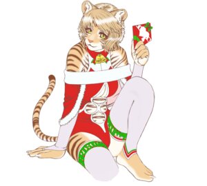 Rating: Safe Score: 0 Tags: anthro barefoot bell big_breasts biped breasts christmas cleavage clothed clothing e621 feet felid female gift holidays hyoushi_maigo kneeling legwear looking_at_viewer mammal pantherine pink_nose pinup pose ribbons simple_background solo stockings stripes tail tiger white_background yellow_eyes User: bunchy7s