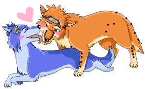 Rating: Safe Score: 0 Tags: accessory blue_body blue_fur blush canid canine canis dorosheva-e duo e621 female feral feralized fur headband heart_symbol licking lying male male/female mammal mizzkie naruto orange_body orange_fur piercing quadruped romantic romantic_couple russiankunoichi simple_background tail tongue tongue_out toony waruto white_background wolf User: bunchy7s