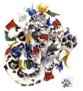 Rating: Questionable Score: 0 Tags: black_body black_fur blotch breasts ceiling_decoration convenient_censorship e621 felid female feral flag_streamer fur lying mammal multicolored_body multicolored_fur pantherine paws playing simple_background smile snow_leopard solo streamers tail two_tone_body two_tone_fur white_background white_body white_fur User: bunchy7s