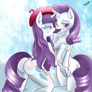 Rating: Questionable Score: 0 Tags: 1:1 2013 absurd_res anthro anthrofied blue_eyeshadow blush body_blush breast_blush breasts butt butt_blush candy chocolate cutie_mark dessert duo e621 equid equine eyelashes eyeshadow female female/female food friendship_is_magic fur hair hasbro hi_res horn kneeling kyodashiro long_hair makeup mammal my_little_pony mythological_creature mythological_equine mythology nude purple_eyes purple_hair rarity_(mlp) square_crossover unicorn white_body white_fur User: bunchy7s