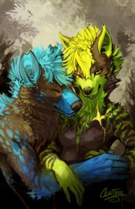 Rating: Safe Score: 0 Tags: anthro black_nose blue_body blue_fur centradragon clothed clothing duo e621 fur green_body green_eyes green_fur hug male mohawk romantic romantic_couple spots stripes topless User: bunchy7s Rating: Safe Score: 0 Tags: anthro black_nose blue_body blue_fur centradragon clothed clothing duo e621 fur green_body green_eyes green_fur hug male mohawk romantic romantic_couple spots stripes topless User: bunchy7s