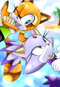 Rating: Safe Score: 0 Tags: anthro blaze_the_cat blue_eyes crossed_arms domestic_cat duo e621 felid feline felis female hi_res mammal marine_the_raccoon one_eye_closed procyonid raccoon sega sonic_the_hedgehog_(series) unichrome-uni wink yellow_eyes User: bunchy7s