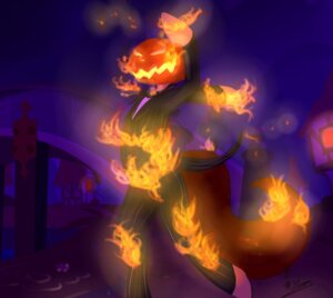 Rating: Questionable Score: 0 Tags: ambiguous_gender bridge clothing e621 fire food fruit hasbro jack-o'-lantern jack_skellington my_little_pony night outside plant pumpkin solo suit the_nightmare_before_christmas torch town unknown_artist water User: bunchy7s