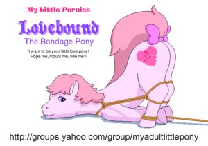 Rating: Explicit Score: 0 Tags: animal animated ass blink bondage bound bow color cutie_mark english_text eyes female female_only feral flat_colors fur furry hair horse my_little_pony nude on_model open_eyes pink_fur plain_background pony purple_eyes raised_tail rope rule34 side_view smooth_skin solo tail text url white_background User: bunchy7s