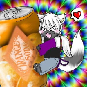 Rating: Safe Score: 0 Tags: 1:1 ambiguous_gender anthro beverage blush canid canine e621 epilepsy_warning heart_symbol low_res mammal micro orangesodaacidtrip rainbow soda solo tail what User: bunchy7s