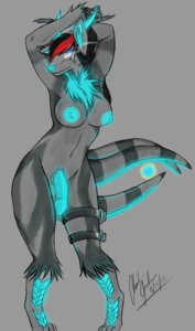 Rating: Explicit Score: 0 Tags: 3_tails animal_genitalia anthro areola arisu_starfall arms_above_head big_breasts bioluminescence black_hair blue_nipples blue_penis breasts canid canine chest_tuft chimera e621 feet fetlocks fluffy fur genital_slit genitals glowing glowing_areola glowing_genitalia glowing_nipples glowing_penis grey_body grey_fur grey_markings gynomorph hair half-erect hindpaw horn hybrid intersex legband looking_at_viewer magic mammal markings multi_tail multicolored_hair nipples nude orb paws penis pose rhine scales sheath solo standing tail tuft white_eyes User: bunchy7s