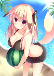 Rating: Safe Score: 0 Tags: accessory animal_humanoid ball beach beach_ball big_breasts bikini bikini_skirt blonde_hair blush bottomwear bow_(feature) bow_accessory bow_ribbon breasts canid canid_humanoid canine canine_humanoid cleavage clothed clothing cloud e621 female food_print fox fox_humanoid fox_tail fruit_print hair hair_accessory hair_bow hair_ribbon hi_res holding_ball holding_beach_ball holding_object humanoid inflatable leaf light long_hair looking_at_viewer mammal mammal_humanoid megarisu outside plant_print pool_toy red_eyes ribbons sand seaside skirt sky solo sunlight swimwear two-piece_swimsuit water watermelon_beach_ball watermelon_print User: bunchy7s