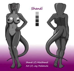 Rating: Explicit Score: 0 Tags: breasts butt cobra color_swatch e621 female genitals grey_body grey_scales jay_malamute lol_comments looking_at_viewer model_sheet nipples non-mammal_breasts non-mammal_nipples nude pose reptile scales scalie shandi_(missshandi) snake snake_hood solo tail ventral_scales vulva User: bunchy7s