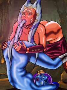 Rating: Explicit Score: 0 Tags: 2d 2girls ahsoka_tano alien alien_girl anal anal_penetration anal_sex blue-skinned_female blue_eyes blue_skin breasts clone_wars fellatio female female_only interspecies jedi jedi_padawan krimv looking_at_viewer medium_breasts multiple_females multiple_girls open_mouth orange_skin outdoors pantoran purple_hair riyo_chuchi rule34 sideboob simple_background star_wars the_clone_wars:_season_one togruta yellow_eyes User: bunchy7s