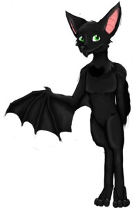 Rating: Safe Score: 0 Tags: anthro bat biped black_body black_fur chest_tuft e621 fur green_eyes hi_res lightning_chaser looking_at_viewer male mammal membrane_(anatomy) membranous_wings realistic_wings simple_background solo standing tuft unknown_artist white_background wings User: bunchy7s