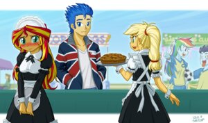 Rating: Safe Score: 0 Tags: 2013 anthro applejack_(eg) ball blonde_hair blue_body blue_eyes blue_hair blue_skin blush bottomwear clothed clothing dessert duo e621 equestria_girls equid equine female flash_sentry_(eg) food freckles green_eyes hair hasbro horse jacket maid_uniform mammal multicolored_hair my_little_pony pastry pie plate pony ponytail purple_eyes rainbow_dash_(eg) rainbow_hair red_hair skirt smile soarin_(eg) soccer_ball standing sunset_shimmer_(eg) tongue tongue_out topwear two_tone_hair uniform union_jack uotapo yellow_body yellow_skin User: bunchy7s