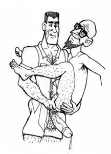 Rating: Explicit Score: 0 Tags: 2boys artist_request balls dad_fingering_son dilf erect_penis erection father_and_son gay glasses hairy incest jonas_venture male male_only monochrome penis rule34 rusty_venture tagme veiny_penis venture_brothers yaoi User: bunchy7s
