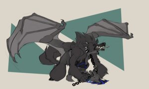 Rating: Questionable Score: 0 Tags: 2013 abstract_background angry blood blue_eyes bodily_fluids bottomwear canid canine canis chain clothing coconutmilkyway collar crouching duo e621 ear_piercing fangs fight hi_res lying male mammal membrane_(anatomy) membranous_wings mythological_canine mythological_creature mythology on_back piercing shorts simple_background spiked_collar spikes teeth werecanid werecanine werecreature werewolf wings wolf User: bunchy7s