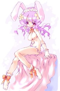 Rating: Explicit Score: 0 Tags: 1girls animal_ear blush bow breasts bunny_ear bunny_tail bush female gloves long_hair panties pink_eyes pubic_hair purple_hair rule34 side-tie_panties simple_background solo underwear User: bunchy7s