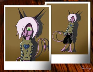Rating: Safe Score: 0 Tags: absurd_res clothed clothing dreamkeepers e621 female hair hair_over_eye heart_symbol hi_res horn namah_calah one_eye_obstructed ring solo spade_tail standing sw1tchbl4de sweater tail topwear User: bunchy7s