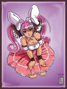 Rating: Questionable Score: 0 Tags: animal_humanoid antenna_hair border bottomwear bracelet breasts cleavage clothed clothing conditional_dnp d6 di_gi_charat dice digital_media_(artwork) e621 female fluff-kevlar hair hikaru_usada humanoid jewelry kneeling lagomorph lagomorph_humanoid leporid_humanoid looking_at_viewer mammal mammal_humanoid pigtails pink_hair rabbit_humanoid red_border ribbons skirt solo User: bunchy7s